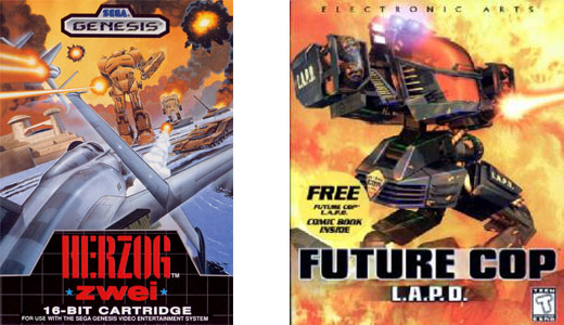 Herzog Zwei e Future Cop: LAPD: i precursori dei videogiochi MOBA.