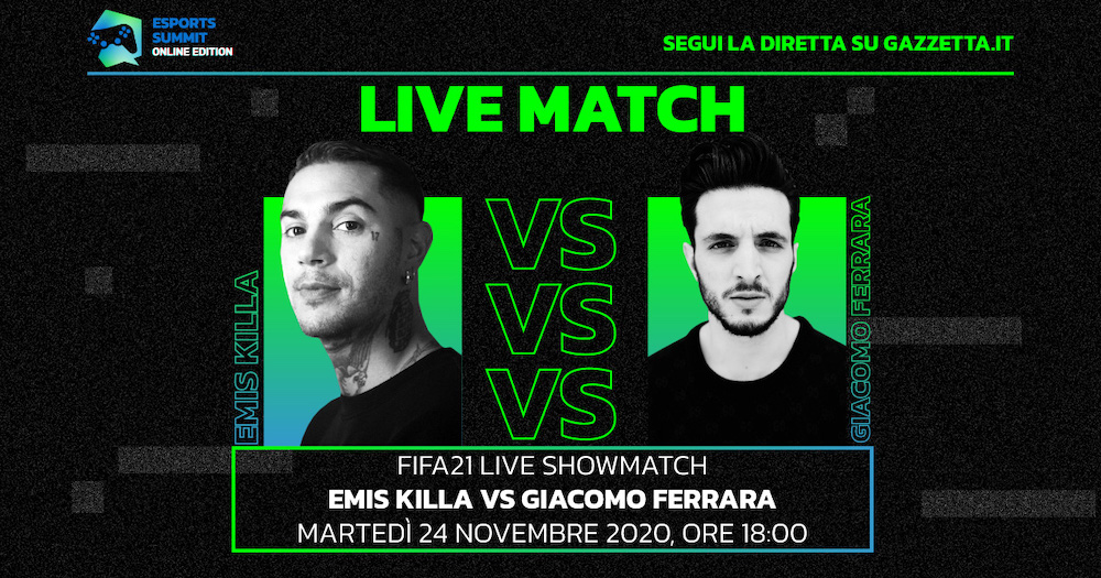 eSports Summit, 24 novembre il live showmatch a FIFA 21 ...